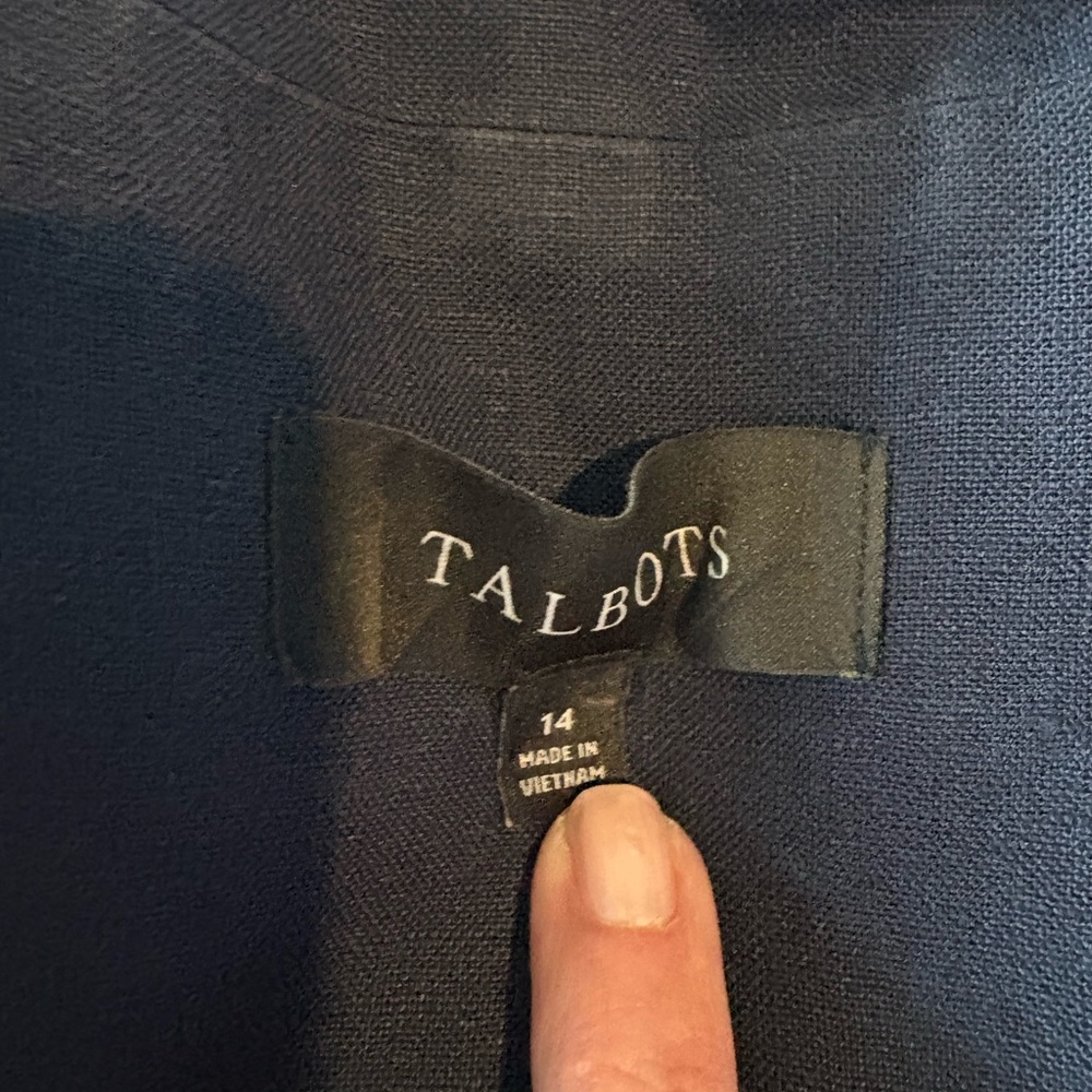Talbots Dark Blue Jacket - Picture 7 of 7